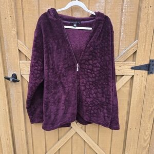 French Laundry Purple Teddy Jacket